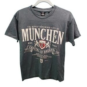 FOX ORIGINALS Mens Graphic T Shirt Munchen Capital of Bavaria Graphic‎ Tee